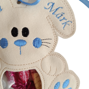 Nyuszi formájú apró ajándék tartó , pénzátadó - ünnepi díszek, dekorációk - húsvéti díszek és dekorációk - húsvéti pénzátadó - Meska.hu