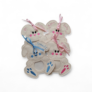 Nyuszi formájú apró ajándék tartó , pénzátadó - ünnepi díszek, dekorációk - húsvéti díszek és dekorációk - húsvéti pénzátadó - Meska.hu