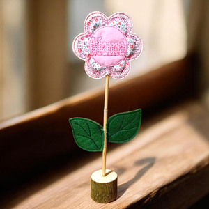 Anyák napi ajándék textil virág  - otthon & életmód - virágdekoráció - virágok - szálas virág - Meska.hu