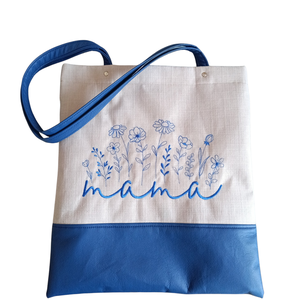 Vadvirágos hímzett válltáska mamának - Meska.hu