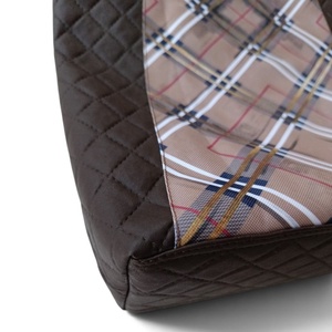 Csokibarna-Burberry kockás női válltáska, crossbody - táska & tok - kézitáska & válltáska - vállon átvethető táska - Meska.hu