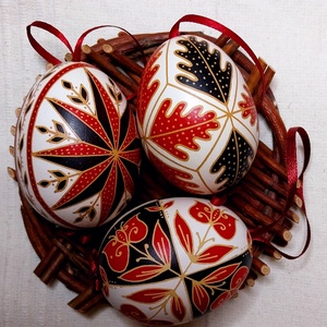 Hímes tojás 22, Otthon & Életmód, Dekoráció, Dísztárgy, Tojásfestés, MESKA