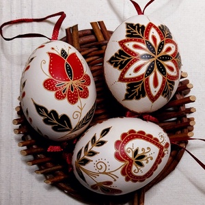 Hímes tojás 28 - 3db - Meska.hu