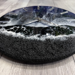 Egyedi EPOXY GYANTA FALIÓRA 35 cm átmérőjű - otthon & életmód - dekoráció - fali és függő dekoráció - falióra & óra - Meska.hu