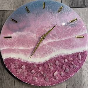 Egyedi EPOXY GYANTA FALIÓRA 35cm átmérő - Meska.hu