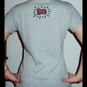 Keith Haring póló (XL-es, szürke) -  - Meska.hu