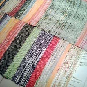 Nagyméretű vidám, tarka rongyszőnyeg -  - Meska.hu