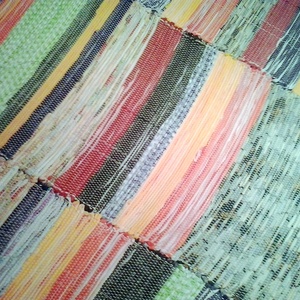 Nagyméretű vidám, tarka rongyszőnyeg -  - Meska.hu