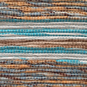 türkiz-barna tarka szőnyeg -  - Meska.hu