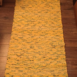 sárga rongyszőnyeg -  - Meska.hu