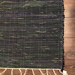 kék-zöld cirmos szőnyeg -  - Meska.hu