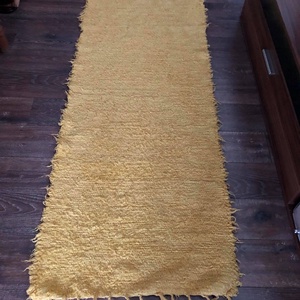 sárga színű, puha, vastag szőnyeg - otthon & lakás - lakástextil - szőnyeg - Meska.hu