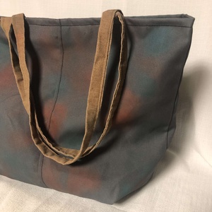 szürke batikolt csakegyvan táska - táska & tok - bevásárlás & shopper táska - shopper, textiltáska, szatyor - Meska.hu
