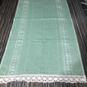 Csipkés pamut kéztörlő, törölköző - otthon & életmód - konyhafelszerelés, tálalás - konyhai textil - konyharuha & törlőkendő - Meska.hu