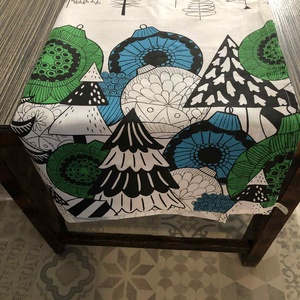 Modern karácsonyi asztalterítő - otthon & életmód - konyhafelszerelés, tálalás - tálalás - terítő - Meska.hu