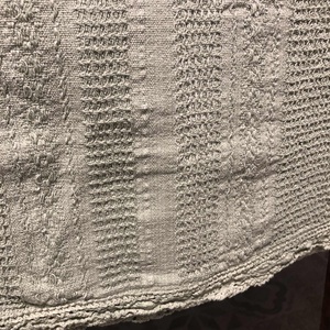 Csipkés pamut ágytakaró - otthon & életmód - fürdőszoba - törölköző - Meska.hu