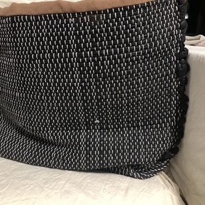 Fekete szövött csakegyvan táska - táska & tok - bevásárlás & shopper táska - shopper, textiltáska, szatyor - Meska.hu