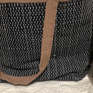 Fekete szövött csakegyvan táska - táska & tok - bevásárlás & shopper táska - shopper, textiltáska, szatyor - Meska.hu