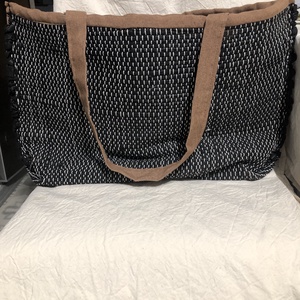 Fekete szövött csakegyvan táska, Táska & Tok, Bevásárlás & Shopper táska, Shopper, textiltáska, szatyor, Varrás, Szövés, MESKA