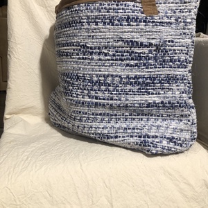 Kék szövött csakegyvan táska - táska & tok - bevásárlás & shopper táska - shopper, textiltáska, szatyor - Meska.hu