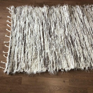 Len-pamut rongyszőnyeg - otthon & életmód - lakástextil - szőnyeg - szövött szőnyeg - Meska.hu