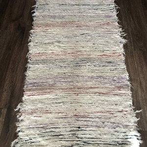 fehér-tarka színű, puha, vastag szőnyeg - Meska.hu