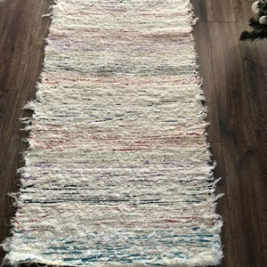 fehér-tarka színű, puha, vastag szőnyeg - otthon & életmód - lakástextil - szőnyeg - szövött szőnyeg - Meska.hu