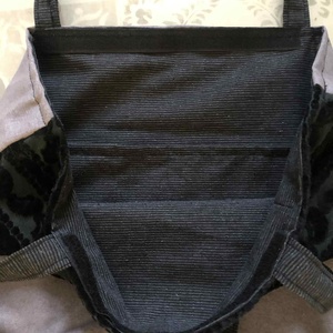 szürke-fekete vászon csakegyvan táska - táska & tok - bevásárlás & shopper táska - shopper, textiltáska, szatyor - Meska.hu