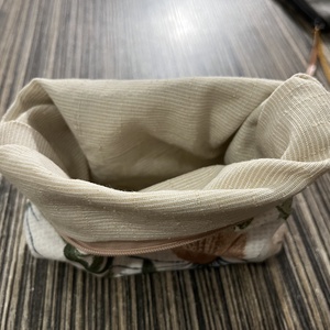 Virágmintás pamutvászon neszeszer - táska & tok - pénztárca & más tok - kártyatartó & irattartó - Meska.hu