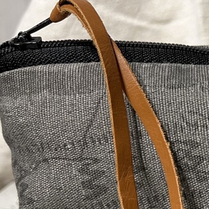 szürke neszeszer - táska & tok - pénztárca & más tok - kártyatartó & irattartó - Meska.hu