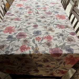 Pasztellvirágos asztalterítő - otthon & életmód - konyhafelszerelés, tálalás - tálalás - terítő - Meska.hu