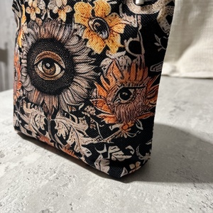 Virágos-szemes neszeszer - táska & tok - pénztárca & más tok - kártyatartó & irattartó - Meska.hu