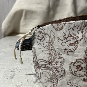 Virágos neszeszer - táska & tok - pénztárca & más tok - kártyatartó & irattartó - Meska.hu