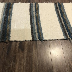 Csíkos puha, vastag szőnyeg - otthon & életmód - lakástextil - szőnyeg - szövött szőnyeg - Meska.hu