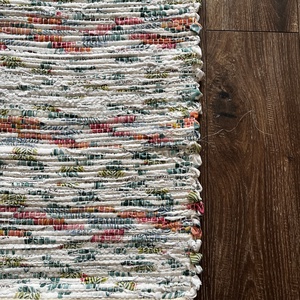 Tarka rongyszőnyeg - otthon & életmód - lakástextil - szőnyeg - szövött szőnyeg - Meska.hu