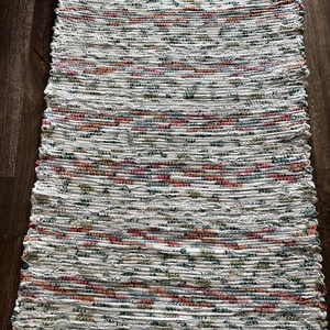 Tarka rongyszőnyeg - otthon & életmód - lakástextil - szőnyeg - szövött szőnyeg - Meska.hu