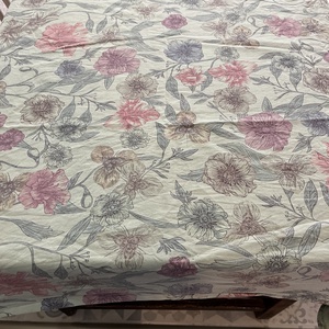 virágos vászon asztalterítő - otthon & életmód - lakástextil - abrosz, terítő - étkezőabrosz - Meska.hu