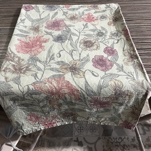 virágos vászon asztalterítő - Meska.hu