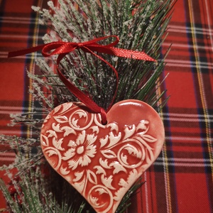 Karácsonyfadísz , Karácsony, Karácsonyi lakásdekoráció, Karácsonyfadíszek, Kerámia, MESKA