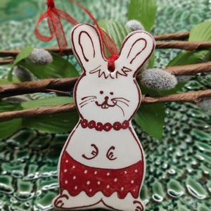 Húsvéti kerámia nyuszi, Művészet, Szobor, Kerámia, Kerámia, MESKA