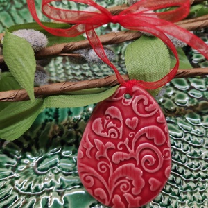 Húsvéti kerámia tojás , Művészet, Szobor, Kerámia, Kerámia, MESKA