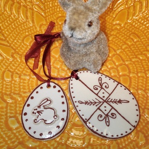 Húsvéti kerámia tojások  - művészet - szobor - kerámia - Meska.hu