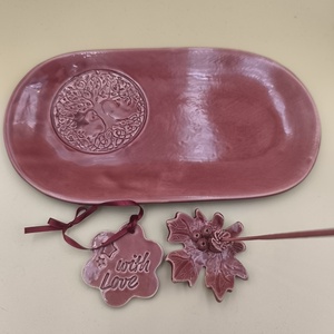  Füstölő tartó készlet 3 darabos - művészet - szobor - kerámia - Meska.hu