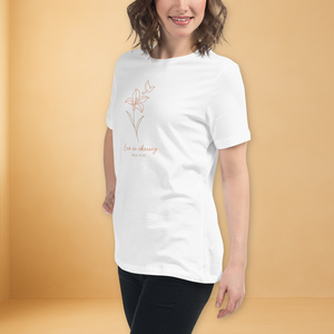 Erő és ékesség kényelmes női póló - Példabeszédek 31:25 - ruha & divat - női ruha - póló, felső - Meska.hu