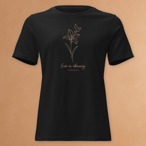 Erő és ékesség kényelmes női póló - Példabeszédek 31:25 - ruha & divat - női ruha - póló, felső - Meska.hu