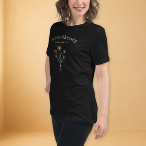 Erő és ékesség kényelmes női póló - Példabeszédek 31:25 - ruha & divat - női ruha - póló, felső - Meska.hu