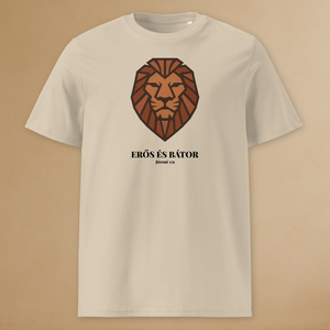 Erős és bátor kényelmes férfi póló - Józsué 1:9 - Meska.hu