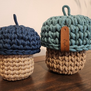 Makk, Otthon & Életmód, Dekoráció, Asztal és polc dekoráció, Díszdoboz, Horgolás, MESKA