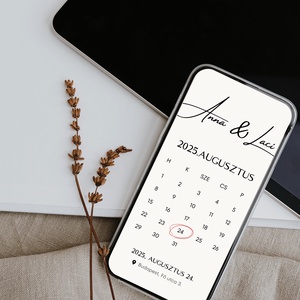 SAVE THE DATE esküvő/esemény meghívó DIGITÁLIS, Esküvő, Meghívó & Kártya, Meghívó, Fotó, grafika, rajz, illusztráció, MESKA