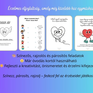 Érezni jó! Foglalkoztató-kifestő gyermekeknek - Meska.hu